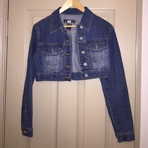 Denim Crop Top Jacket
