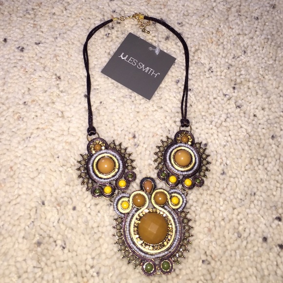 Jules a Smith brown/yellow necklace