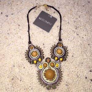 Jules a Smith brown/yellow necklace