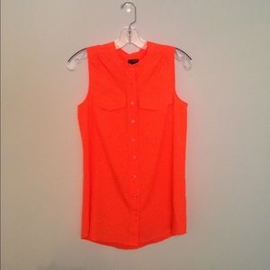 J. Crew Sleeveless Button Up