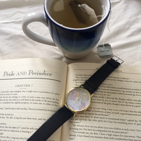 Wanderlust world map watch