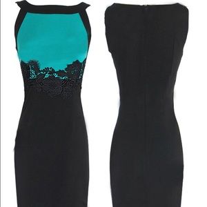 Vintage lace tunic cocktail dress