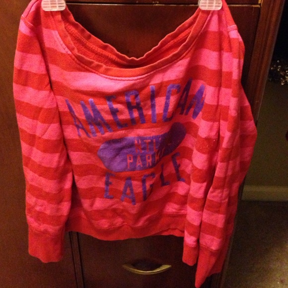 Striped American Eagle top