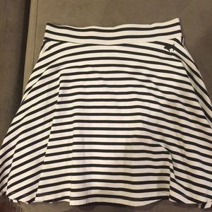 Victoria's Secret Pink Striped Skater Skirt
