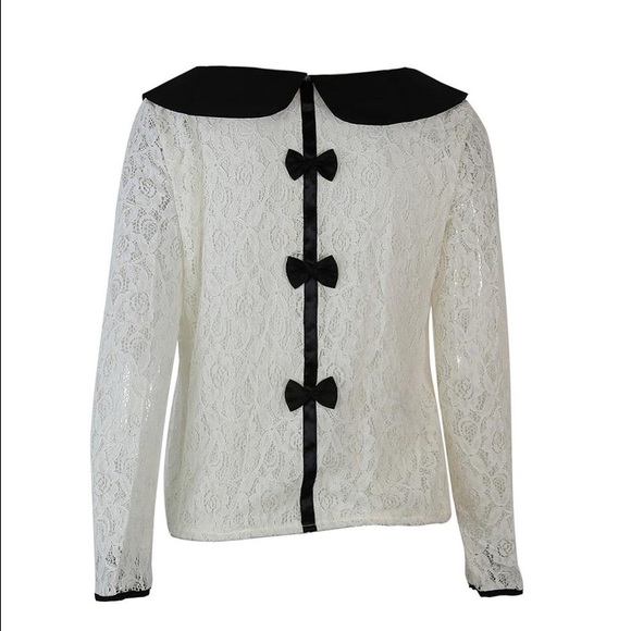 Lace Chiffon Top - Picture 3 of 3