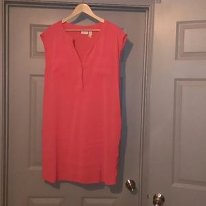 Chico's Coral Shirt dress