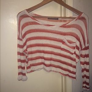 Striped crop top