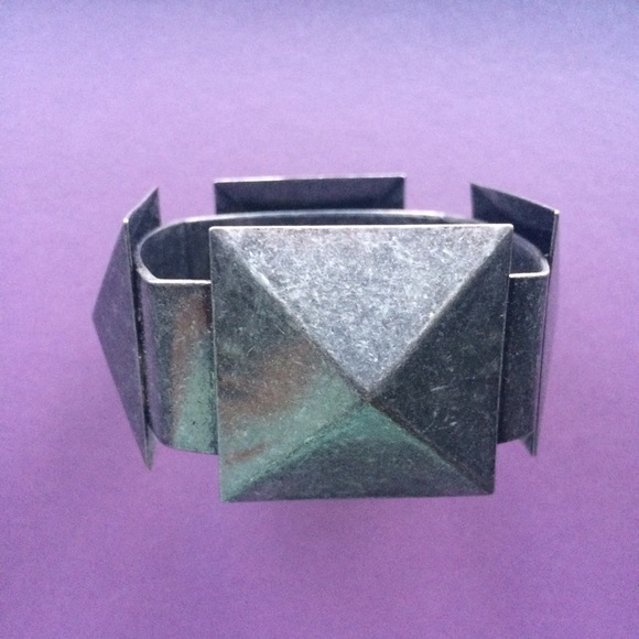 Steel Geometric Bracelet