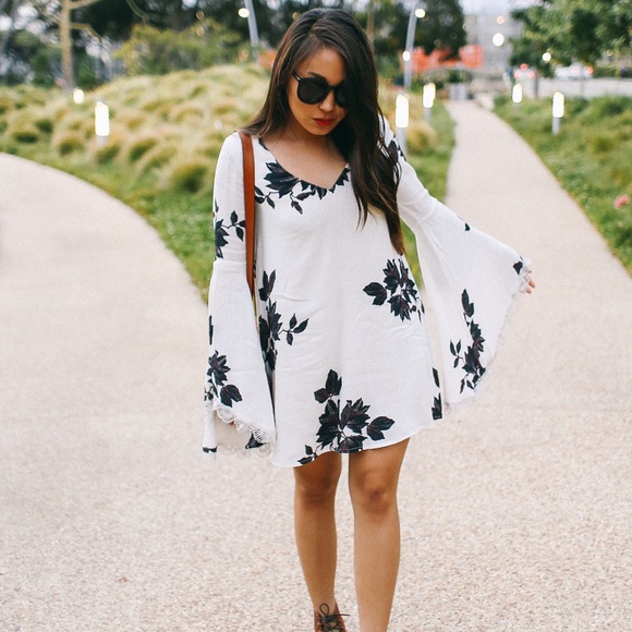 Free people wanderer mini dress