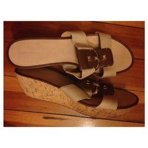 nine west wedge sandals nwot