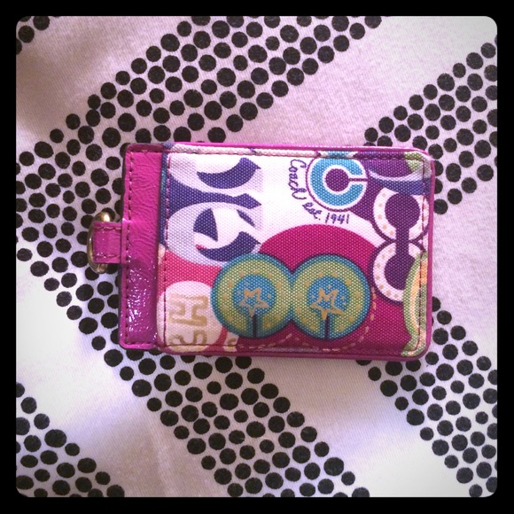 Coach card/ID holder