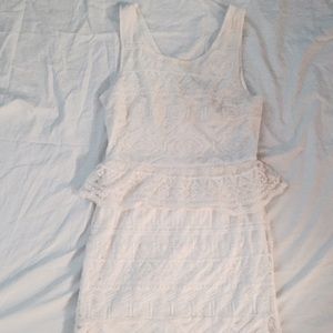 American Eagle body con peplum dress