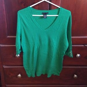 NY&Co green sweater