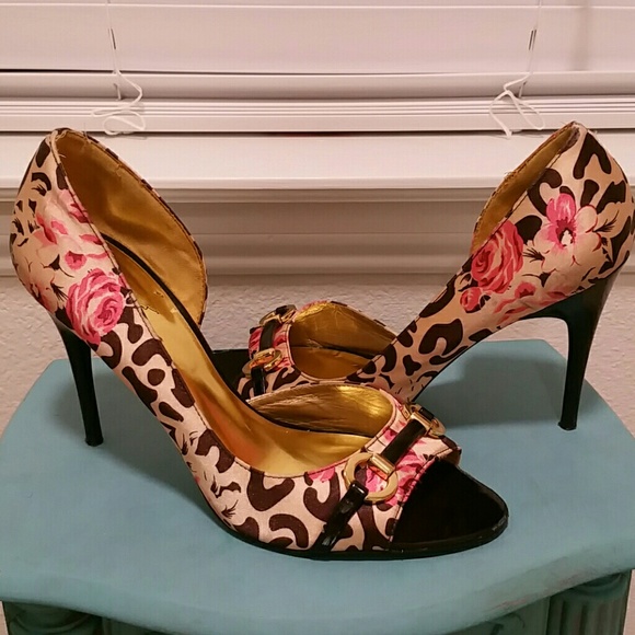 Carlos by Carlos Santana ROULETTE open toe pumps