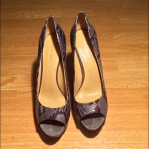 Nine West snake skin heels!