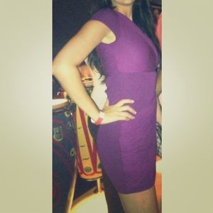 Alice and Olivia mini draped goddess dress