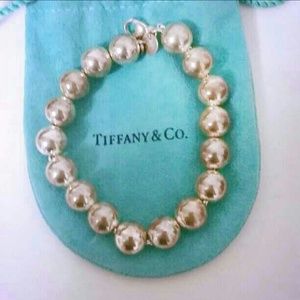 Silver Tiffany bead bracelet