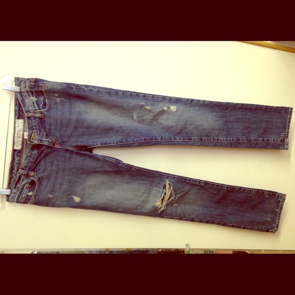 Abercrombie and Fitch distressed jeans