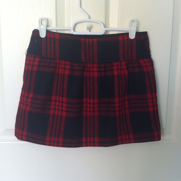 A&F Plaid Miniskirt