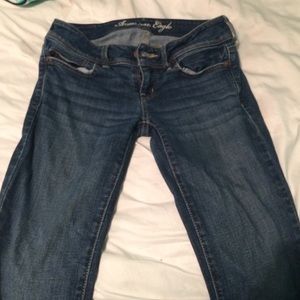Jeans , worn many times