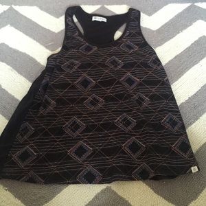 Tribal print racer back