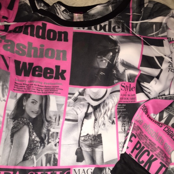 SOLD🌸HP-Fashion Faves🎉/Graphic Print Swestshirt - Picture 3 of 3