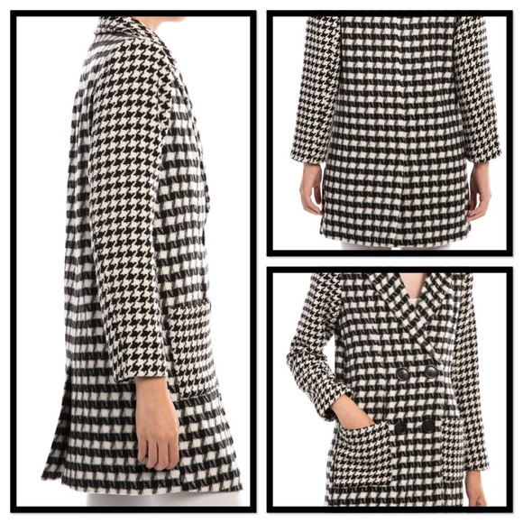 BLACK AND IVORY WALKING COAT - Picture 2 of 4