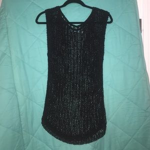 Alice and Olivia knit black top/dress
