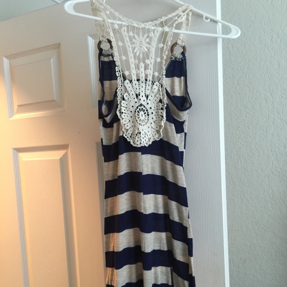 Crochet maxi dress