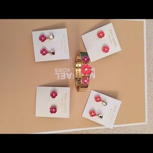 Kate Spade bracelet and earrings. Sold separately