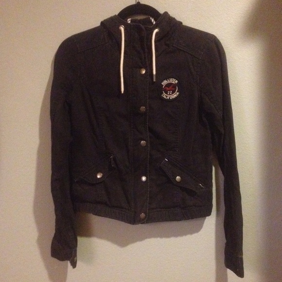 Hollister Hooded Bomber Jacket