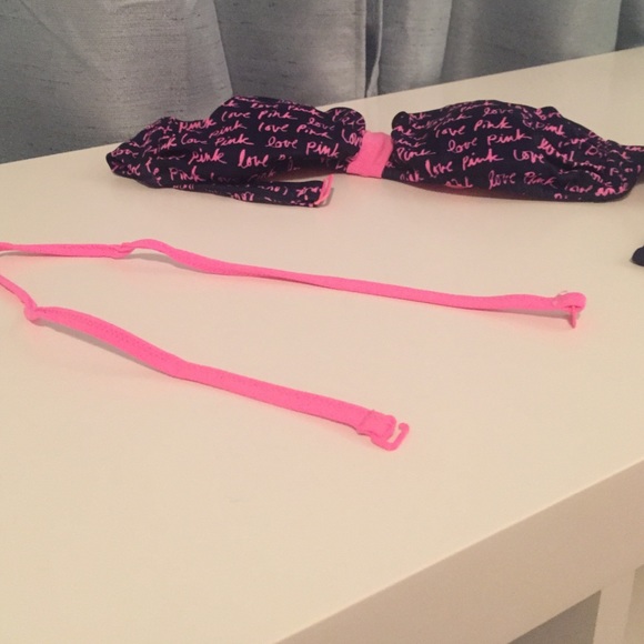 VIctorias Secret Pink Bandeau Bikini Top. - Picture 3 of 4
