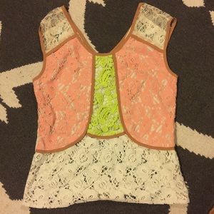 Anthropologie Size Xsmall lace blouse