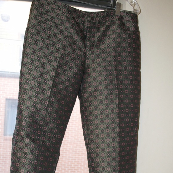 Club Monaco silk patterned pants