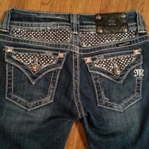 SALE!! Miss Me 26 bootcut rhinestone jeans!!