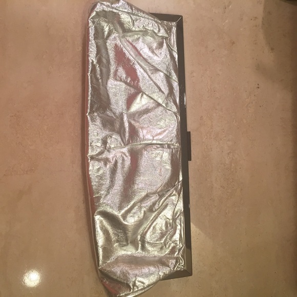 Aldo silver clutch