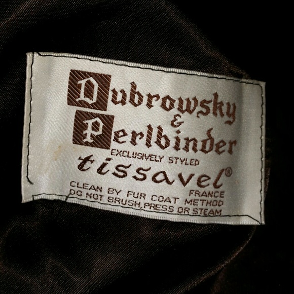 Dubrowsky & Pearlbinder by Tissavel Woman's Fur Coat from France - Picture 3 of 4