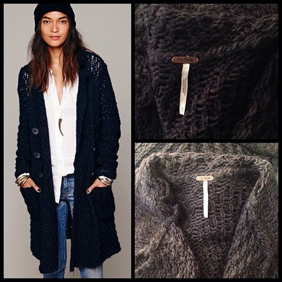 Free People Buttermilk Biscuit Sweater Cardigan