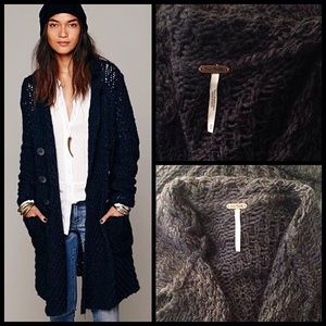 Free People Buttermilk Biscuit Sweater Cardigan