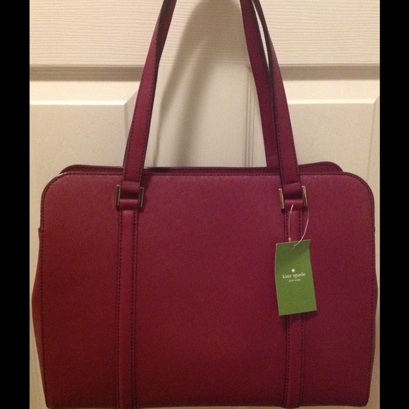 🎉Kate Spade🎉Newbury Lane Miles🍷Bacchusred 🍷♠️ - Picture 2 of 4
