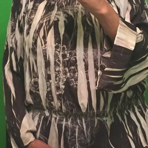 Black and White Shirt by Lane Bryant