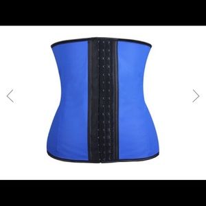 Blue waist trainer