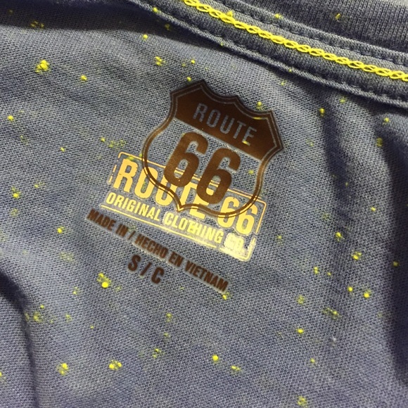 Blue & yellow Speckles Tee - Picture 3 of 4