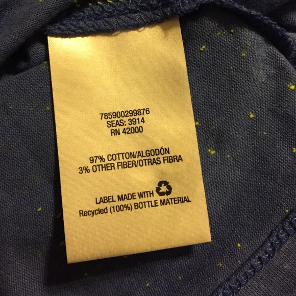 Blue & yellow Speckles Tee - Picture 4 of 4