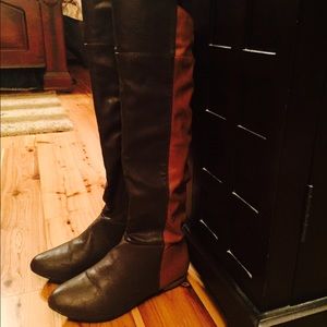Bamboo Knee High Boots