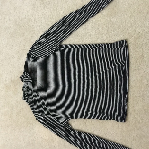 Forever 21 Stripped tight turtlenecked top