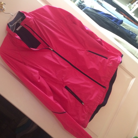 Pink windbreaker