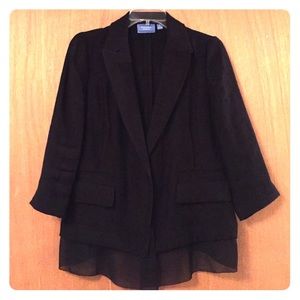 Simply Vera by Vera Wang Black Blazer