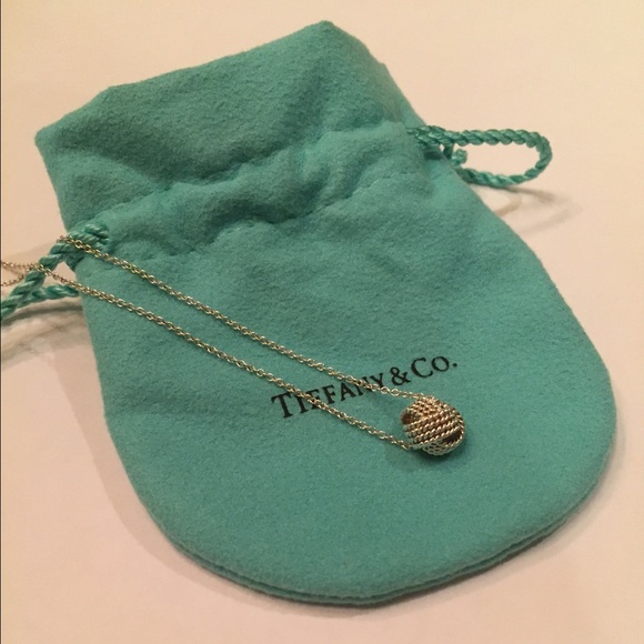 Tiffany Twist Knot Pendant Necklace