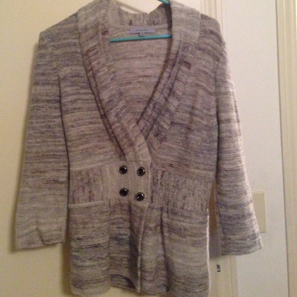Gray cardigan